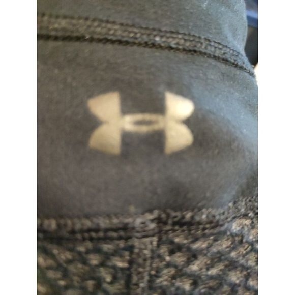 Under Armour Textured Animal Print Yoga Workout Lounge Leggings Gray - Picture 5 of 5